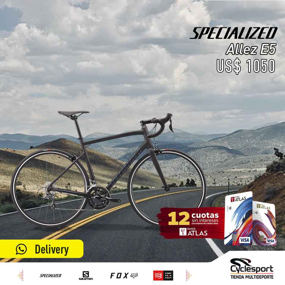 La Allez está tan equipada de rendimiento como de versatilidad. 🚴‍♂️💨
Plan de financiación a través de <a href="/bancoatlas/">Banco Atlas</a>