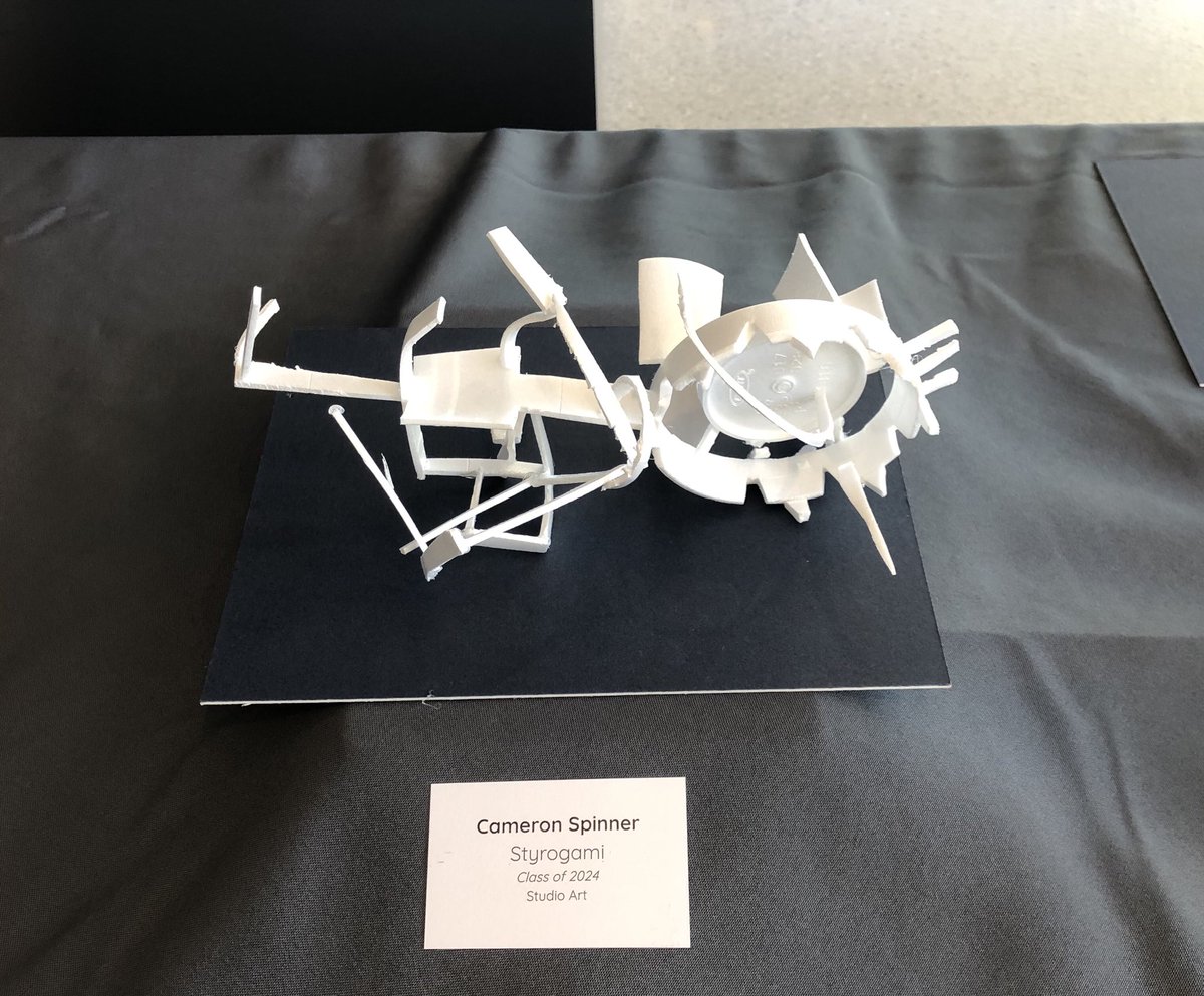 Pop-up exhibit by ⁦<a href="/BullisUS/">Bullis Head of Upper School</a>⁩ students demonstrate #transformation #creativity. ⁦<a href="/bullisteaching/">BullisTeaching&Learning</a>⁩ ⁦<a href="/BullisSchool/">Bullis School</a>⁩