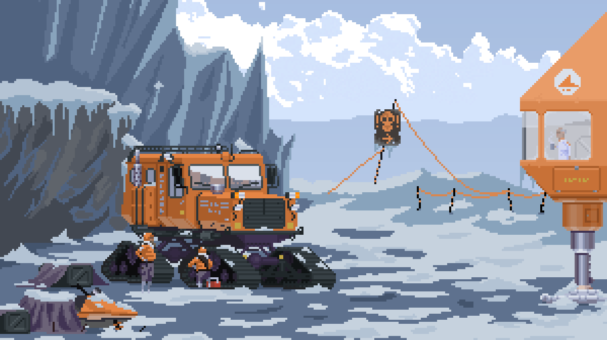 MV_Raffa's tweet photo. "Nothing better than a hot chocolate inside good ol' Everett Station!" - Prof. Pedersen

Making the Everett Station in #BottomlessGame is a bit tedious, but it starts to pay off!

#Pixelart #Indiedev #GodotEngine #Aseprite #Metroidvania #ドット絵 https://t.co/fUNK1xte5D