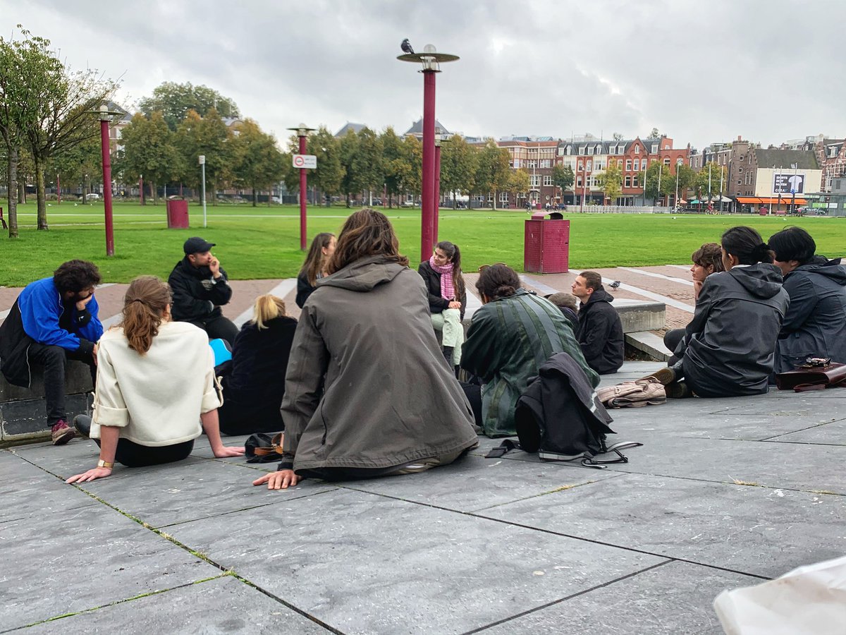 resolution1921's tweet photo. Exhibition tour and outdoor class by the Virgil van Dijk of video art: Kate Cooper. Plus an extra-time appearance from artist Leonardiansyah Allenda. https://t.co/xb8sOWVag2