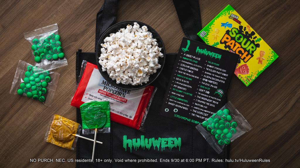 Get ready for Huluween! 🎃

Reply with #Huluween + #Sweepstakes for your chance to win a spooky watch kit. 👻