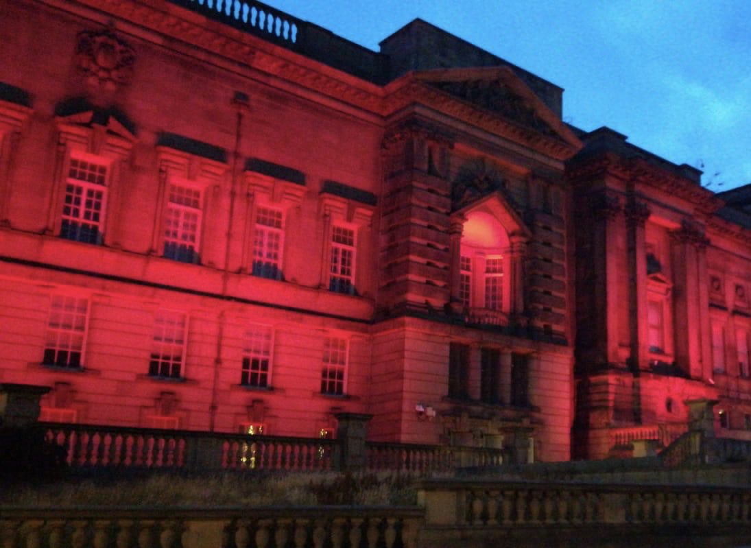 hostedbynml's tweet photo. For the third time in recent months, @World_Museum is illuminated red in support of the #LightItInRed #WeMakeEvents campaign ❤️

Our industry is at a critical point and urgent action is needed to ensure large events can return once it is safe https://t.co/bZgq1WH19G