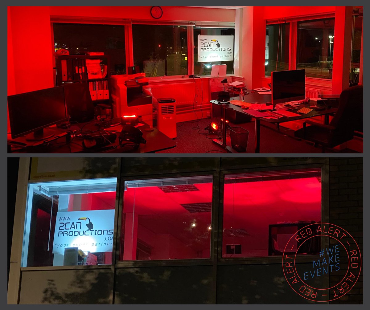 We are proud to continue our support for the Events Industry by #lightitinred 🚨
Our industry needs urgent government support which is why we are supporting #wemakeevents