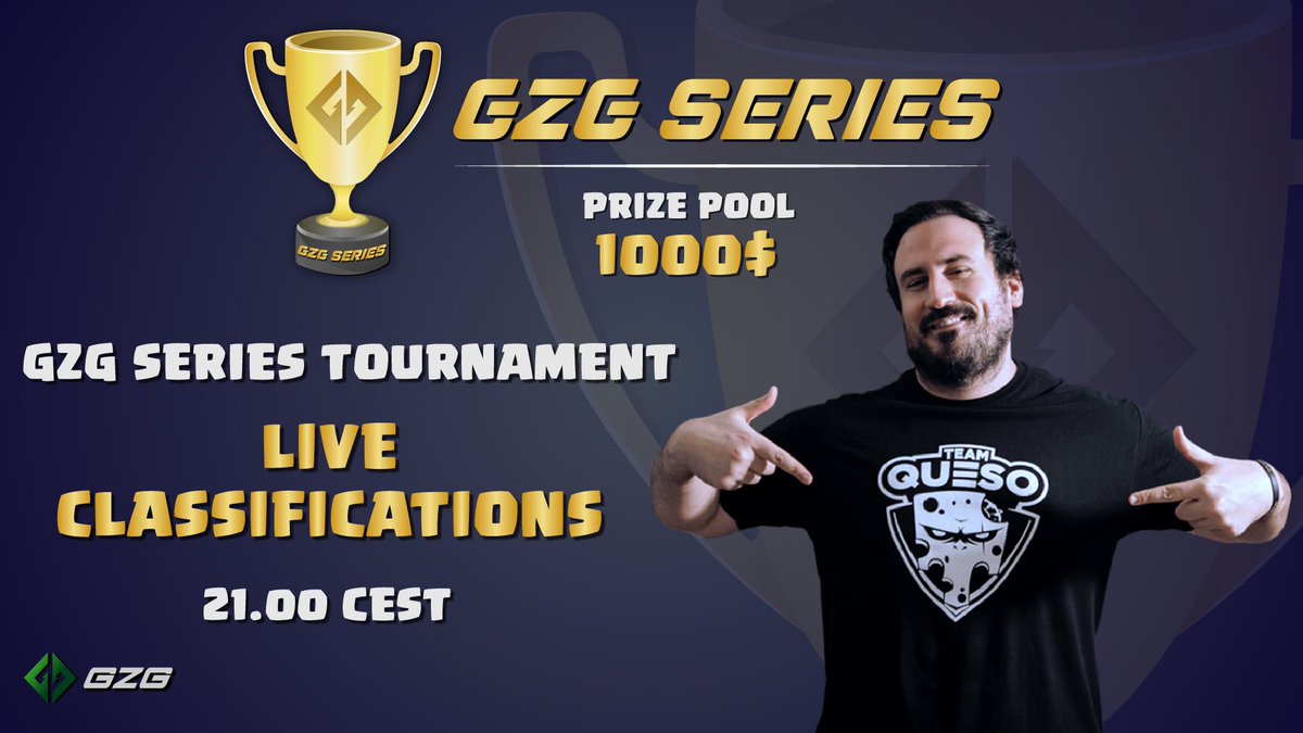 🔴EN DIRECTO/NOW LIVE

🇪🇸¡Arrancamos el clasificatorio de la #GZGSERIES, no te pierdas los equipos que pasarán a la siguiente ronda!

🇺🇸We're starting the GZGSERIES qualifier, don't miss out on the teams that will go to the next round!

📺twitch.tv/revolaimar