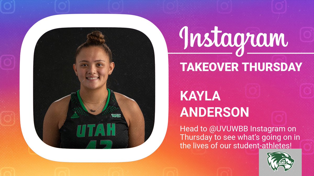 Tune in to our Instagram tomorrow to follow along throughout the day! #GoUVU #UVUWBB