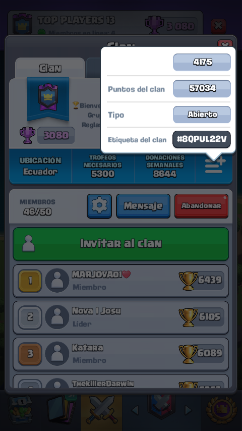 Se busca jugadores 💥
Top players 13