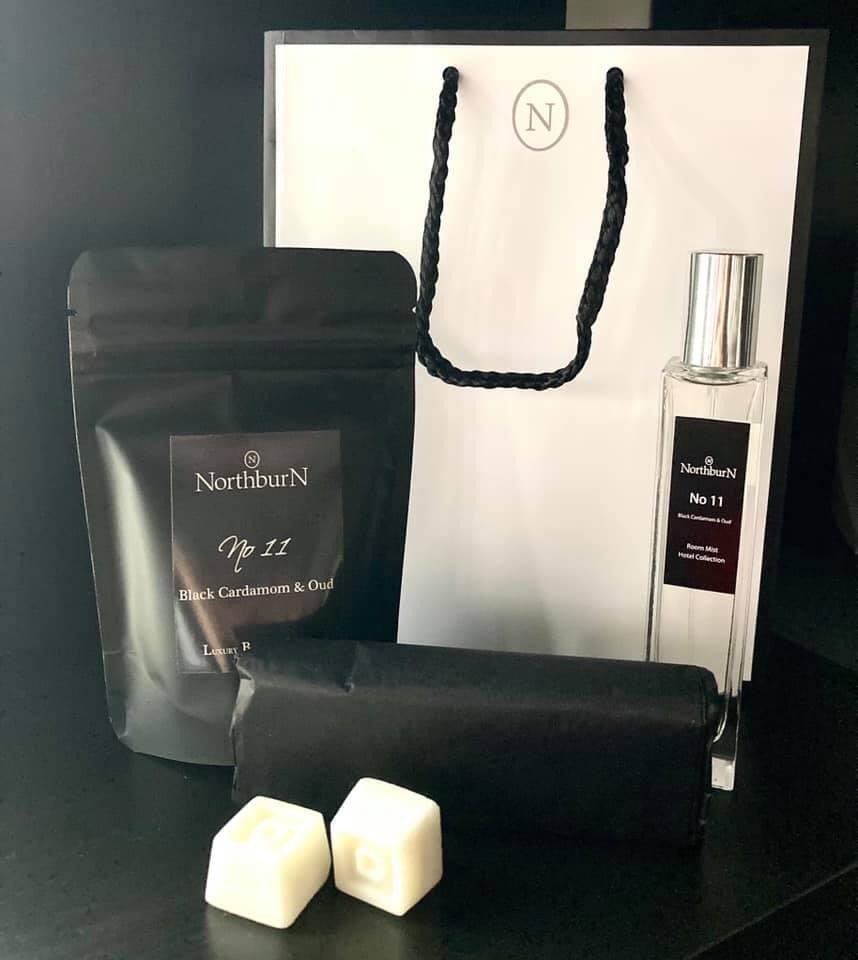 OCTOBER GIFT OF THE MONTH

This month  is our No.11 Black Cardamom &amp; Oud - from our Hotel Collection. 
Luxurious and complex, this stunning fragrance is sophisticated, rounded &amp; creamy with a hint of spice

R.R.P £20...throughout October only £12.  Available tomorrow 1st October
