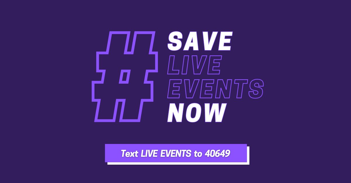 .<a href="/RepRichmond/">Rep Cedric Richmond</a> <a href="/SenJohnKennedy/">John Kennedy</a> <a href="/senbillcassidy/">U.S. Senator Bill Cassidy, M.D.</a> To save live events, we need to save the workers who power them. Please take action to support the millions of Americans who are out of work until live events can resume #SaveLiveEventsNow