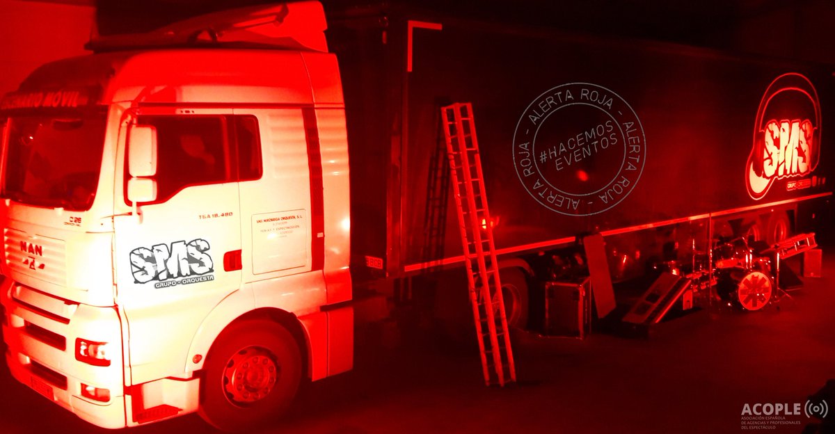 Grupo-orquesta SMS volvemos a dar visibilidad al sector de los eventos y espectaculos porque seguimos sin poder trabajar <a href="/alertaroja/">ALERTA ROJA</a>   
#LightitInRed
#HacemosEventos
#TodxsUnidxs
#WeMakeEvents
#StandAsOne
#AlertaRoja