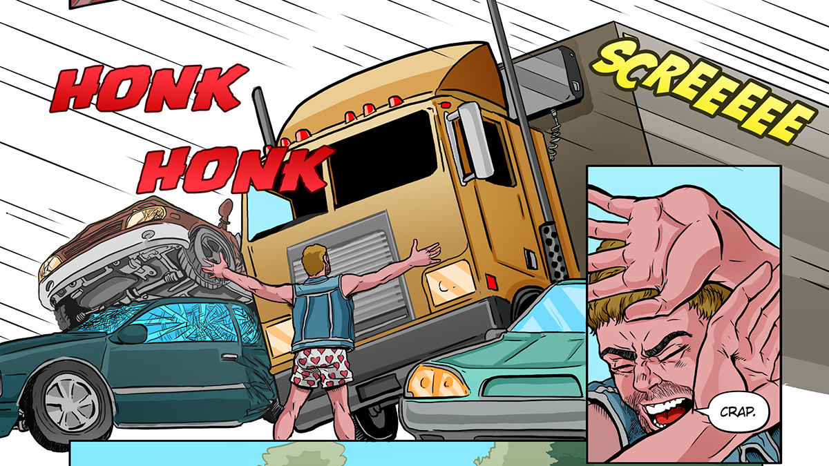 Ace loses his pants in Lesbian Zombies From Outer Space.

lesbianzombies.com

#comics #horrorcomic #zombies #funny #lesbians