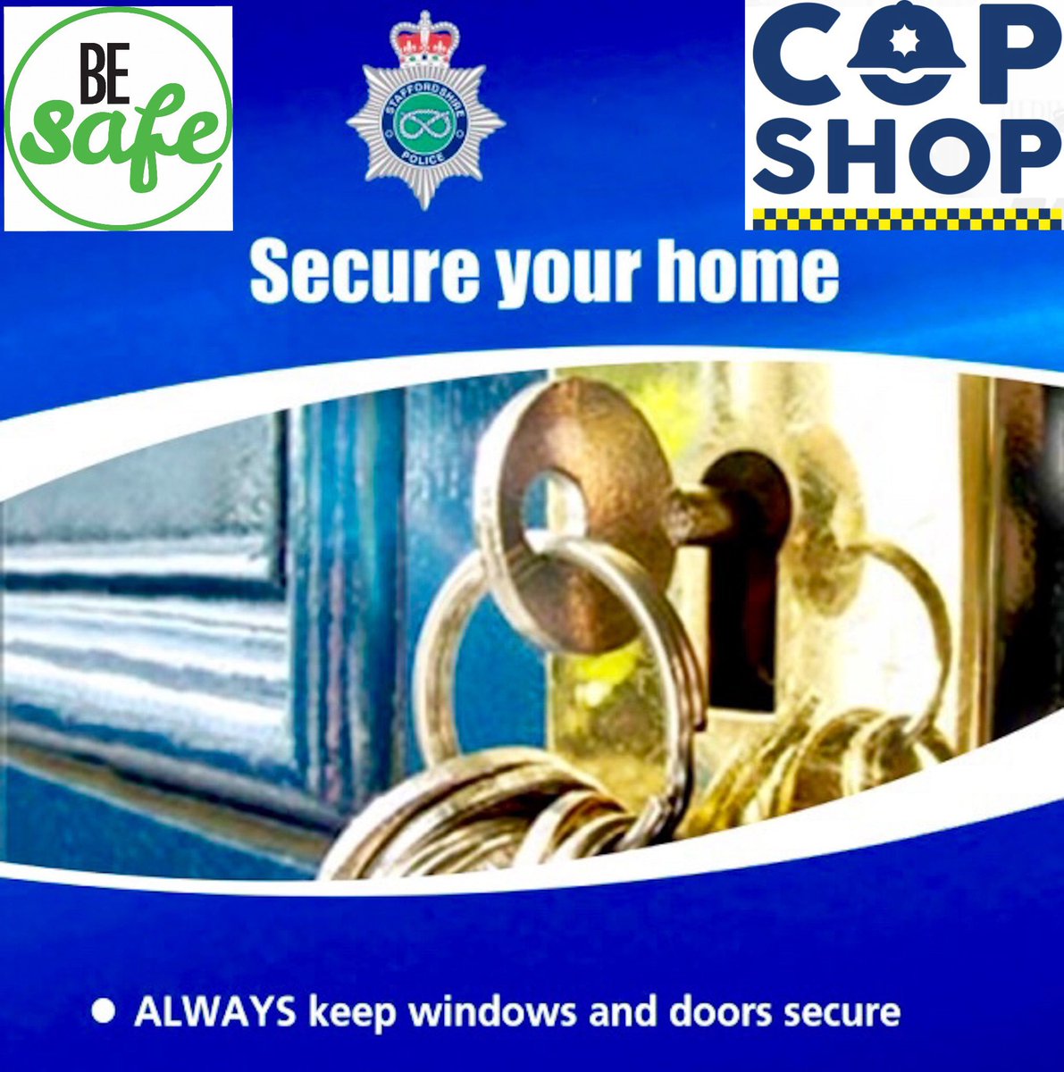 StaffsUniPolice's tweet photo. @StaffsUni student area burglaries are very low and have been for sometime thanks to #PartnershipWorking, 
BUT we can't be complacent- we need to keep getting the message across!
PLEASE PLEASE #LockYourDoors!!

Please RT https://t.co/OWjAJVfyf8