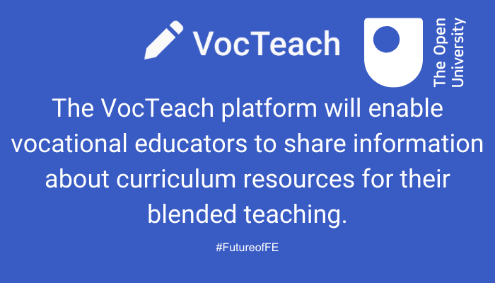 Voc_Teach's tweet photo. Teachers, do you need a quick and easy way to locate quality vocational teaching resources?  Follow us for updates on our platform development and how to get early access. 
#FutureofFE https://t.co/kogCVmXVAt