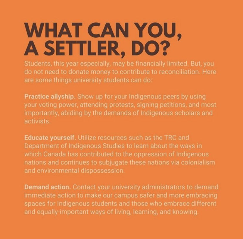 Today is Orange Shirt Day. 

This is an important day for us, as students, to commit to being better informed, better allies, and better advocates for action.

Swipe to learn more 🧡✊🏽

#OrangeShirtDay2020 #turnwesternorange