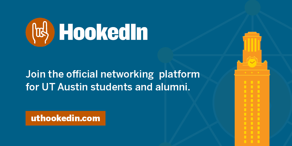 JCHartzell's tweet photo. Wish something like this was around when I was a student. Thanks @HireUTexas for helping Longhorns get #HookedIn to career opportunities on https://t.co/S42nuJ8zW2 https://t.co/7VoS1xFNeV