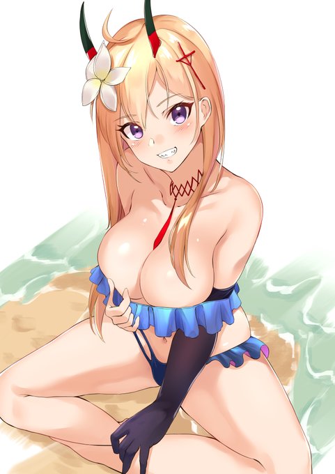 健康肌ギザギザ歯おギャルな熊野ちゃんすこ
#アズールレーン 