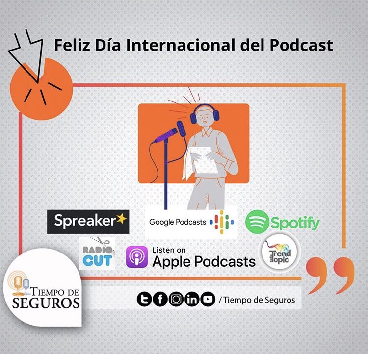 tiempodeseguros's tweet photo. #InternationalPodcastDay Festejamos el #DíaInternacionaldelPodcast con nuestra primera temporada de #TDSPodcast ¡Muy pronto estrenamos la 2º!
Escuchalo desde tu plataforma favorita https://t.co/9tGqvKmIvB
.#TiempodeSeguros #TDSMultimedio #TDSNews #TDSRadio #TDSPodcast https://t.co/ENnPoDVu0V