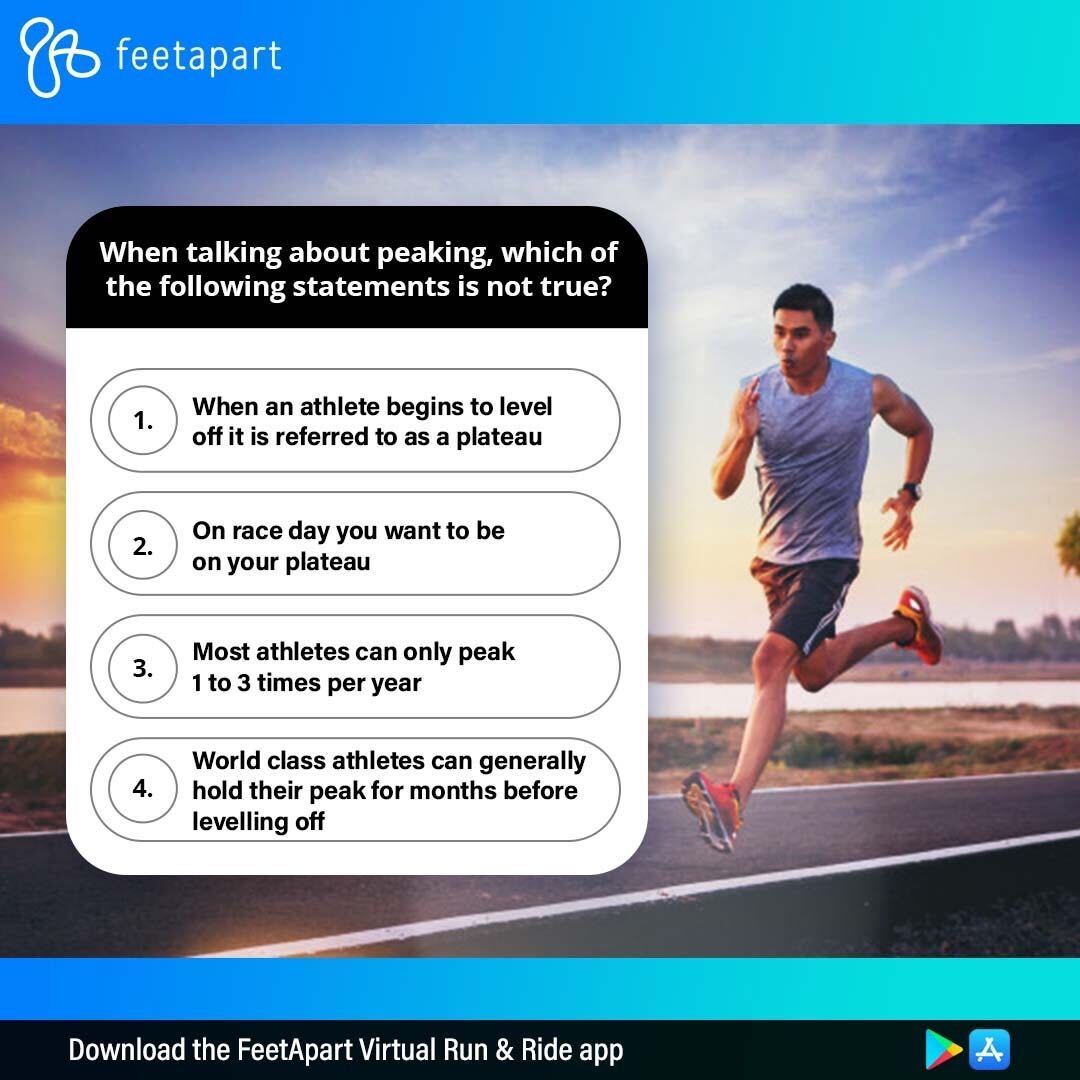 FeetApartHealth's tweet photo. #ContestAlert #Contest #RunTip #FitnessMotivation #FitIndia #MARATHON
Retweet with correct answer and increase your Fitness Quotient! https://t.co/H7lxoLtOmf