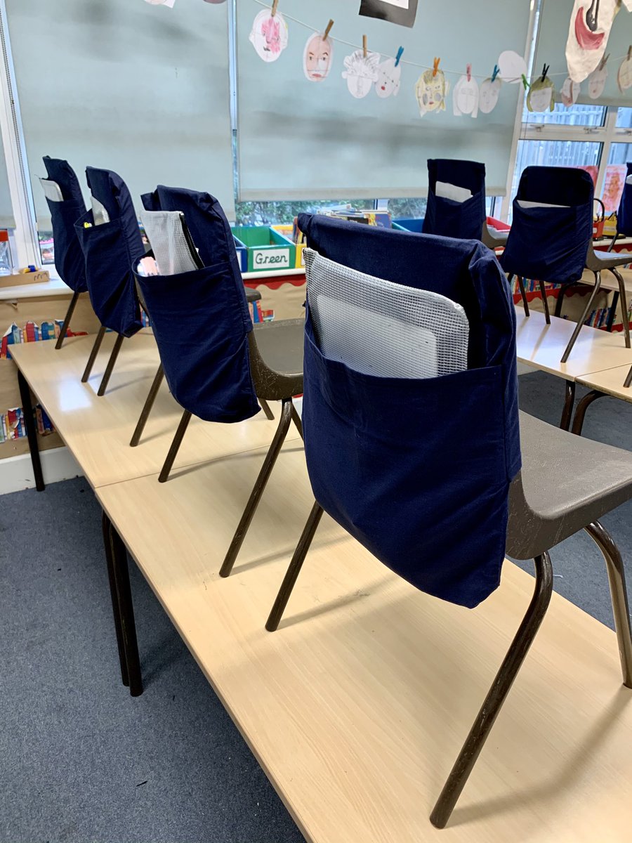 MrsCrofty72's tweet photo. We are so pleased with our new classroom pockets for the back of the children’s chair. Thank you to GiftsWithBethany https://t.co/uD3c8aFHf2 https://t.co/bgoBk0Pyik. #buylocal #madeinUK #PerfectPockets #TidyTables https://t.co/Qa332Hdt6U