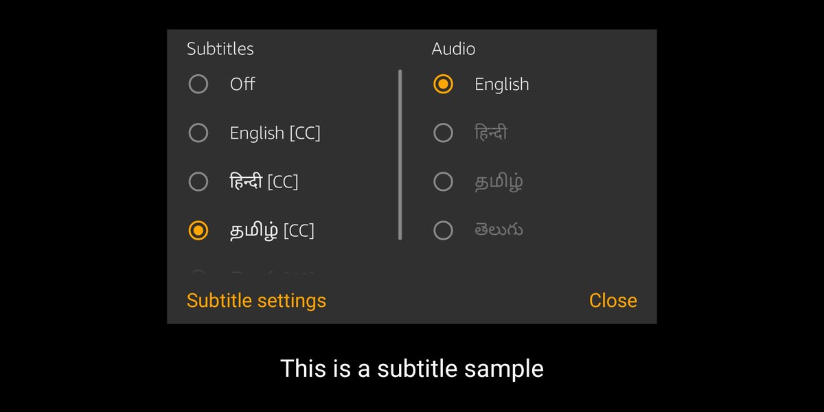 arun123sa's tweet photo. @PrimeVideo why I can't change the audio track of locally downloaded file in amazon prime? https://t.co/2JDvyCRp6N