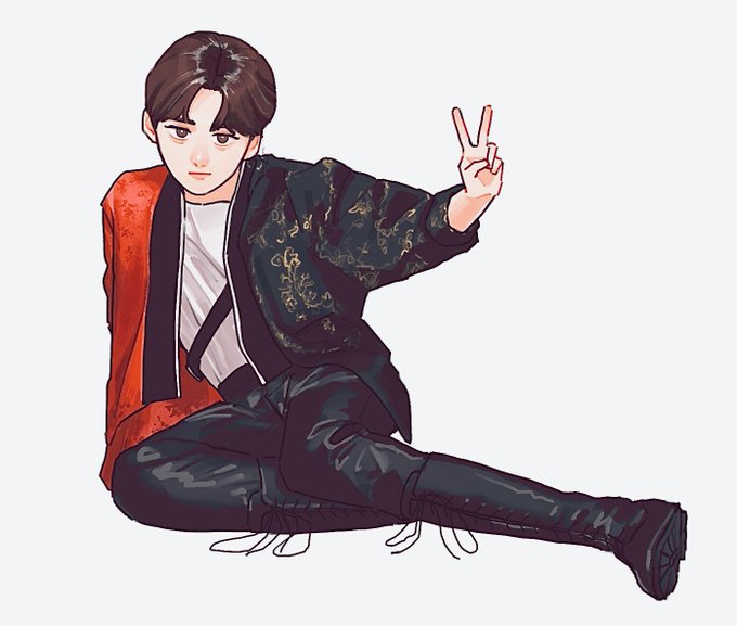 このリノくんすき✌️ #StrayKidsFanart 