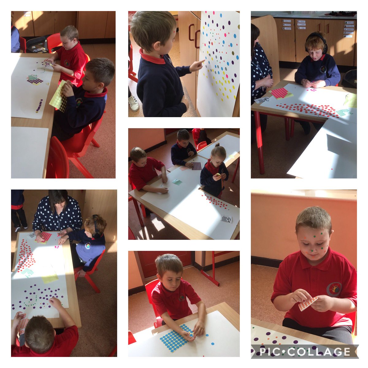 Red 1 went dotty in art.<a href="/bentondenesch/">Benton Dene School</a>