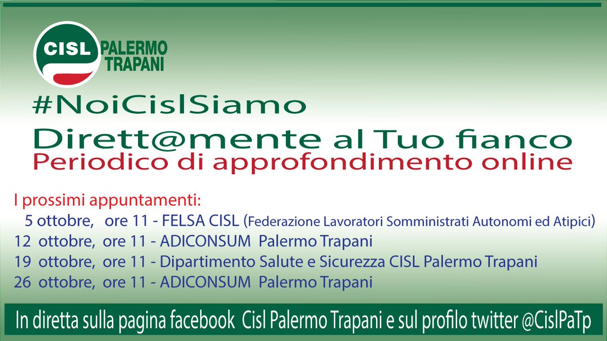 Cisl Palermo Trapani tweet media