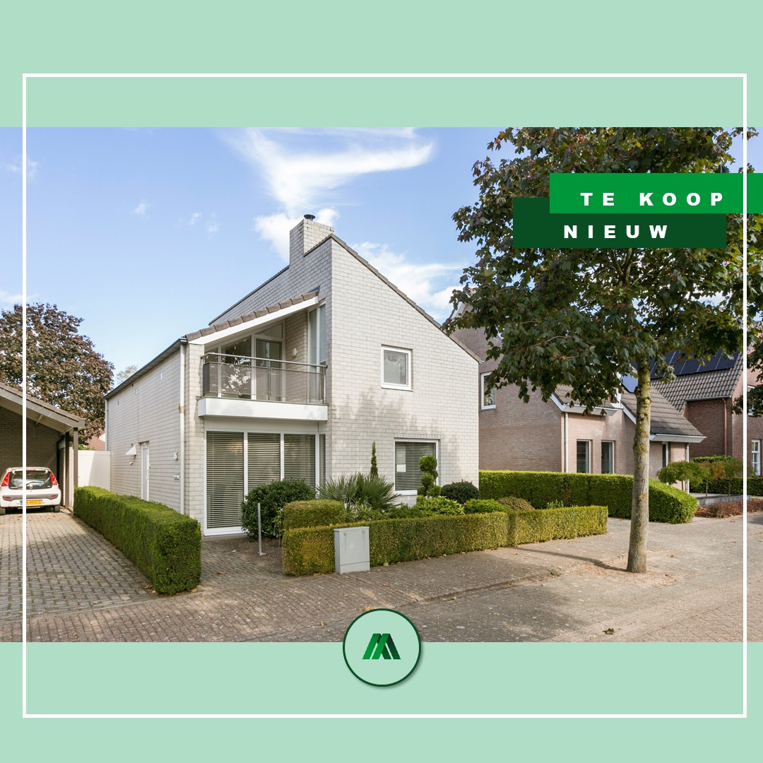 NIEUW: Mandenmaker 15 te Middelbeers. Moderne, vrijstaande woning met dakterras. Deze goed onderhouden woning heeft een luxe keuken, ruime woonkamer met sfeervolle haard, 2 slaapkamers, ruime garage en mooi aangelegde achtertuin.