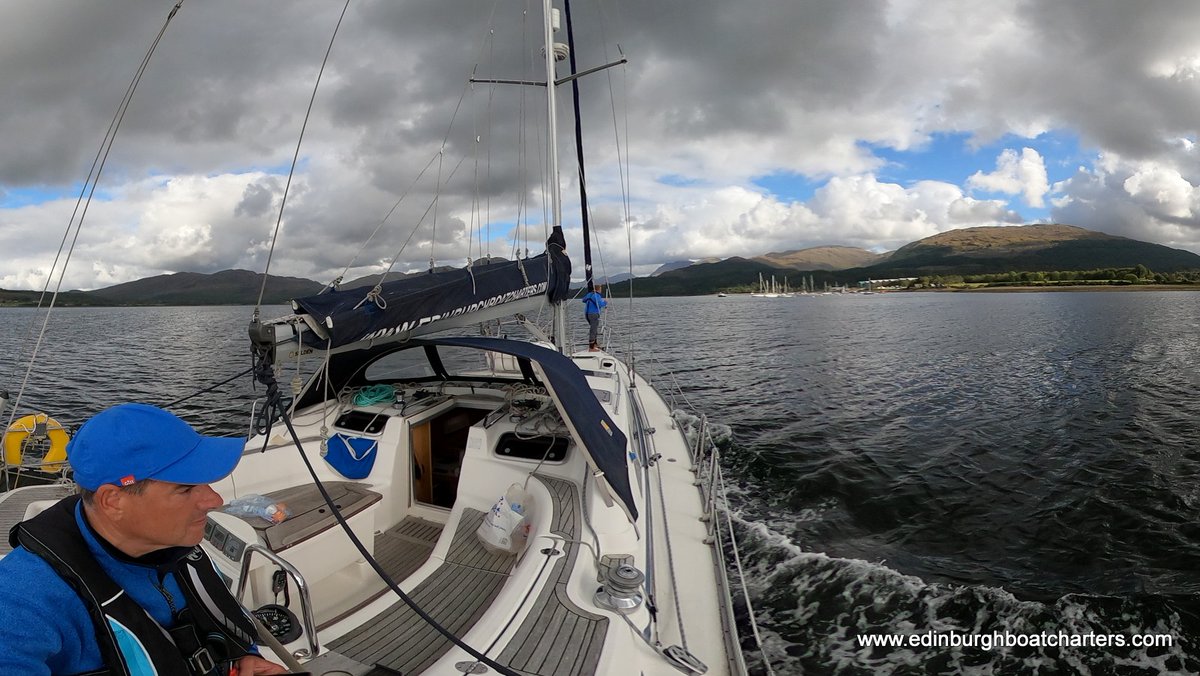 Edinboatcharter's tweet photo. Meanwhile on the West Coast: yesterday we sailed "Inspired Capital" to Loch Creran where she will be refurbished over the Winter. Looking forward to Spring already as I'm sure you all are too!

#endofseason #WinterIsComing #sailing #westcoastofscotland #comeon2021 https://t.co/IdyzTySqhw