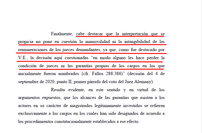 15. Porque seamos claro, sin derecho lesionados NO hay caso judicial y en este caso particular, NO hay derechos lesionados. Ni de los jueces ni de la sociedad.Algo de esto ya habia adelantado el fiscal de camara cuando expresó la falta de agravio