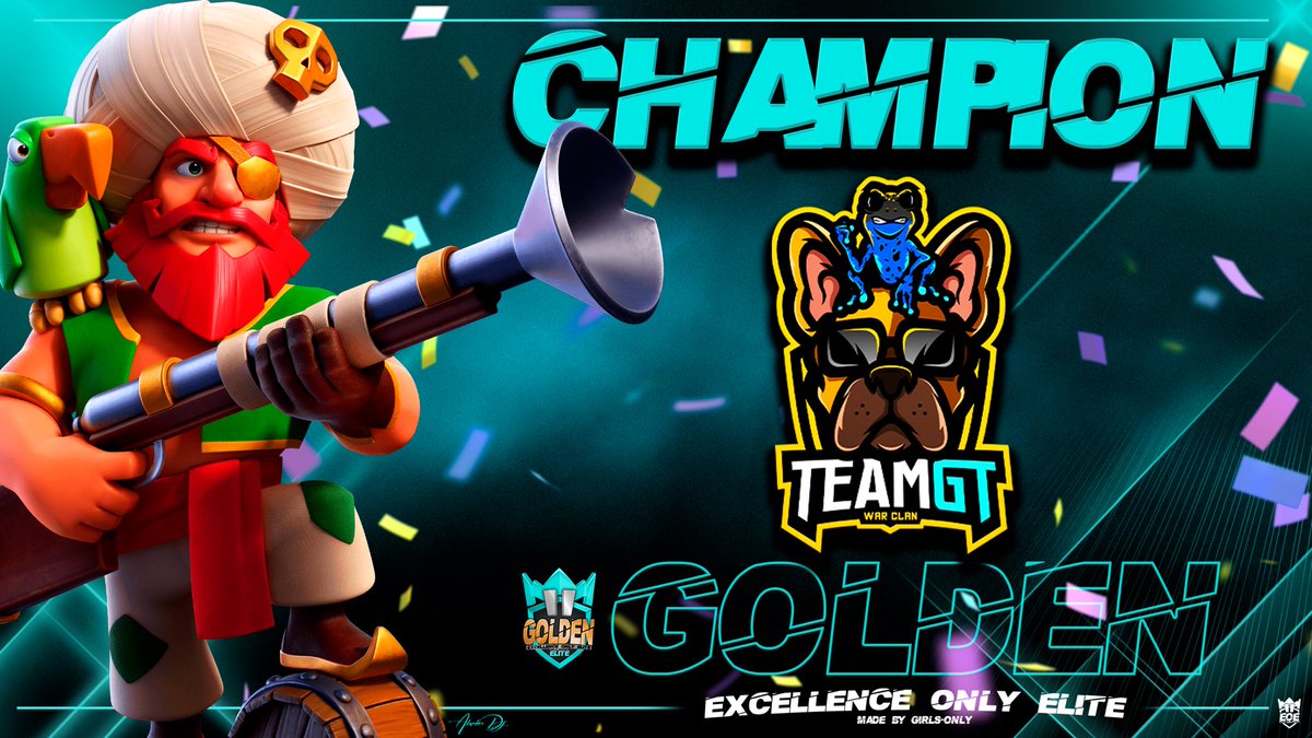 🔱⚔️Felicidades al  <a href="/GENSANTICOS/">TEAM GT</a> 🔱⚔️ 
Campeón de la modalidad Golden ⚔️✳️ de Nuestra 1 edición🔱⚜️ Excelente desempeñó🔱⚔️  

🔱⚔️ Congratulations to <a href="/GENSANTICOS/">TEAM GT</a> 🔱⚔️
Champion of the Golden modality ⚔️✳️ of Our 1st edition🔱⚜️ Excellent performance🔱⚔️