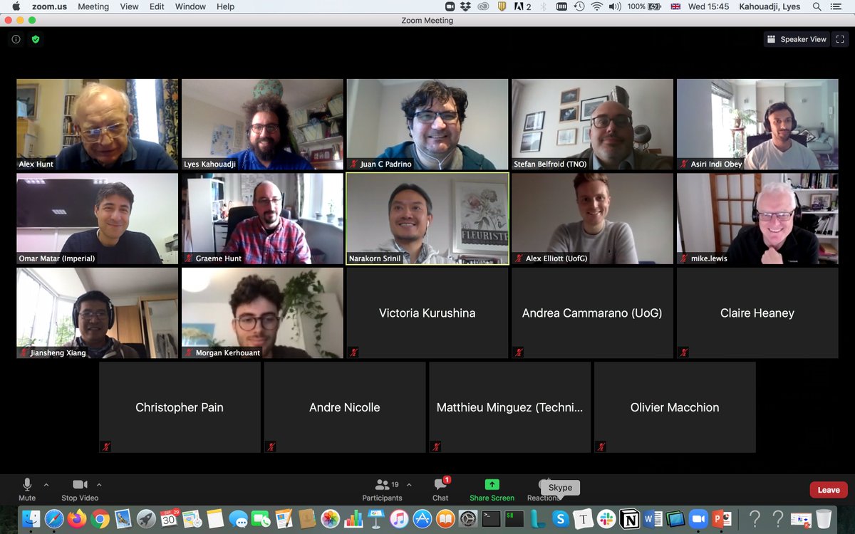 LKahouadji's tweet photo. An online @MUFFINSresearch SC Meeting day 🙂 with @imperialcollege @UniofNewcastle @UofGlasgow and many industrial partners. 
a screen View VS an outside view! https://t.co/DM192p56sS
