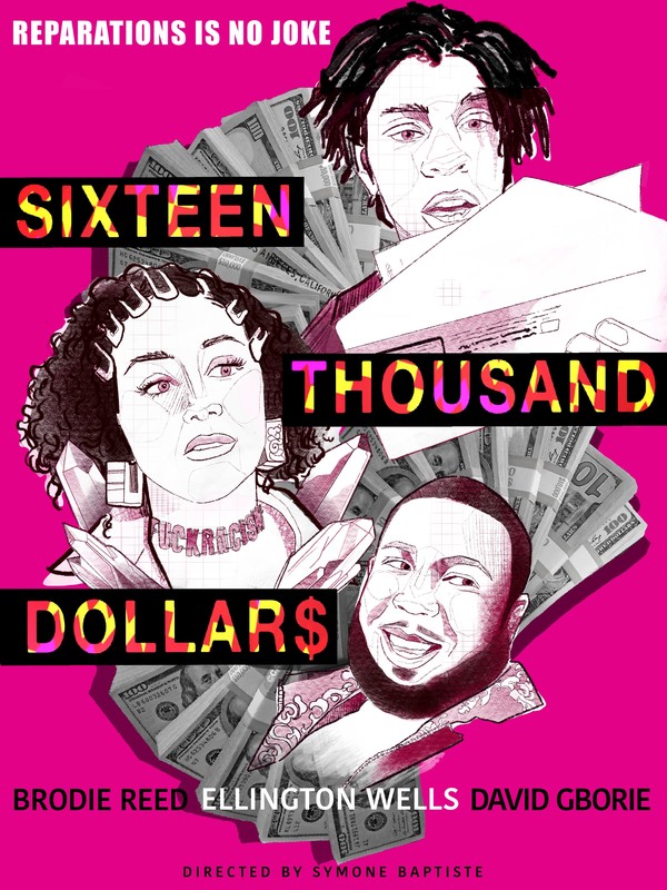 #IBFF2020 Day 1
Sixteen Thousand Dollars <a href="/16kfilm/">Sixteen Thousand Dollars</a> by Symone Baptiste is a comedy that imagines a world in which a struggling black college grad wakes up to find that reparations have finally been paid.

Trailer: vimeo.com/385186286/228b…

See it TODAY at 3:15pm CT 

#PressPlay