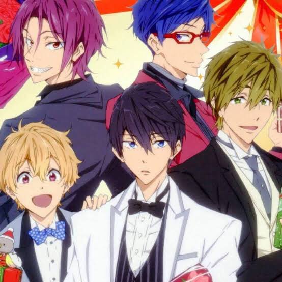 Free! (7.4/10)Haruka Nanase has a love for water and a passion for swimming. In elementary school, he competed in and won a relay race with his three friends Rin Matsuoka, Nagisa Hazuki, and Makoto Tachibana.