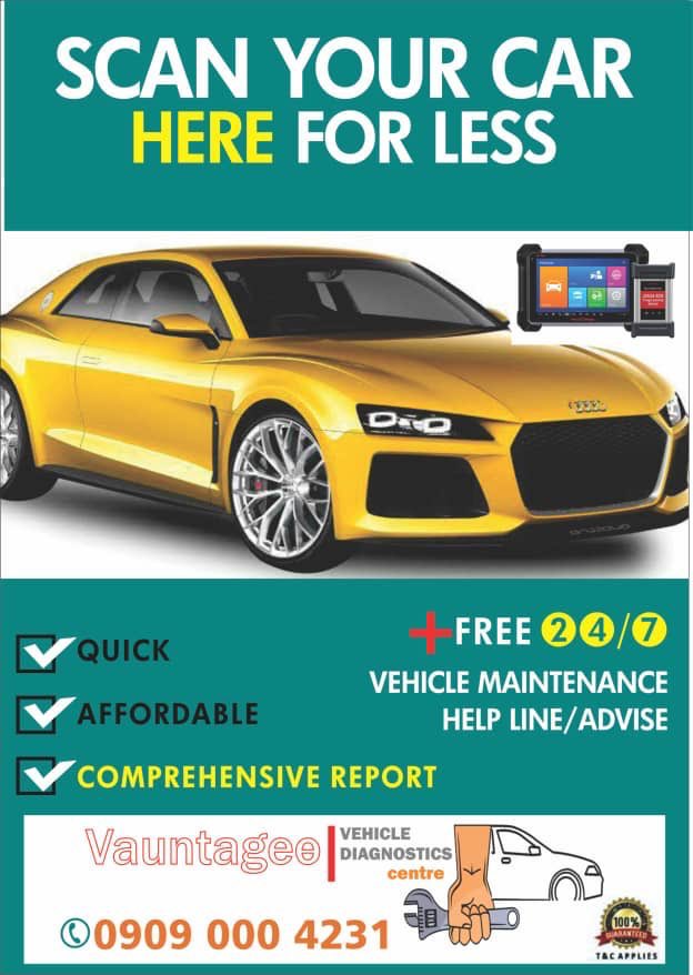TrafficChiefNG's tweet photo. Toyota, Honda, Mercedes, Ford?
Whatever the make/model of your Car, @VVDC_CarFix provides comprehensive scans to help detect faults!
Give them a call TODAY: 09090004231
#VehicleScan #VehicleDiagnostics #FreeOnlineConsultation #Akoka #Yaba #Gbagada #Ikorodu https://t.co/zWGRdBGiQU