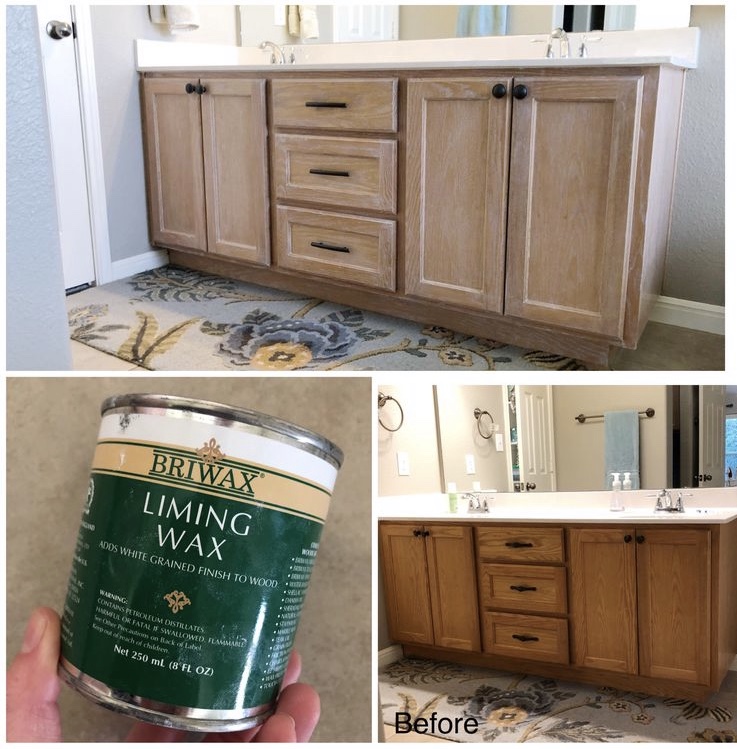 How to Update Oak Cabinets with Briwax!