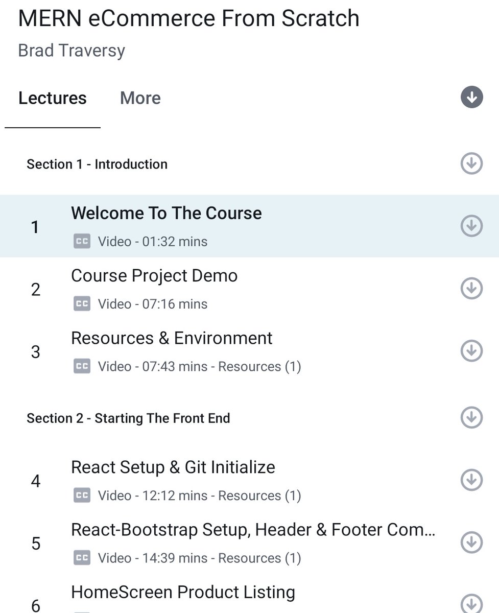 hey_mani_ai's tweet photo. #100DaysOfCode  - Day - 11.
Just bought it.
Going to start the MERN eCommerce From Scratch , has finally been released 🙂.
@traversymedia #FullStack #webdevelopers 
#javascript #React https://t.co/XFNUrhPIaW