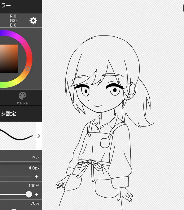 次のLINEスタンプに向けて頭身低めキャラ練習中✒️
これは、もっと練習が必要だ...。 