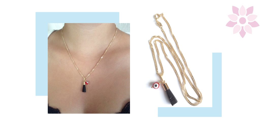 Sifrimania's tweet photo. Don't let the bad energy get to you! Wear a pendant of jet stone and an evil eye on your necklace to be always protected.
#accessories #bijoux #desing #jetstone #evileye #protection #WednesdayVibes https://t.co/S6JnXwZ7WY