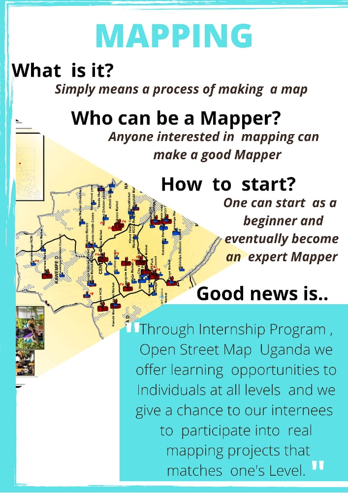 osmuganda's tweet photo. Ever thought of being a mapper?
#openstreetmapuganda https://t.co/Q0L7iaiBav