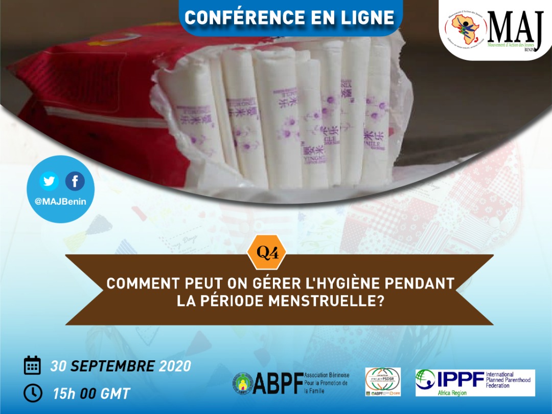 Question n°4: Comment peut-on gérer l'hygiène pendant la période menstruelle ?

#GHM