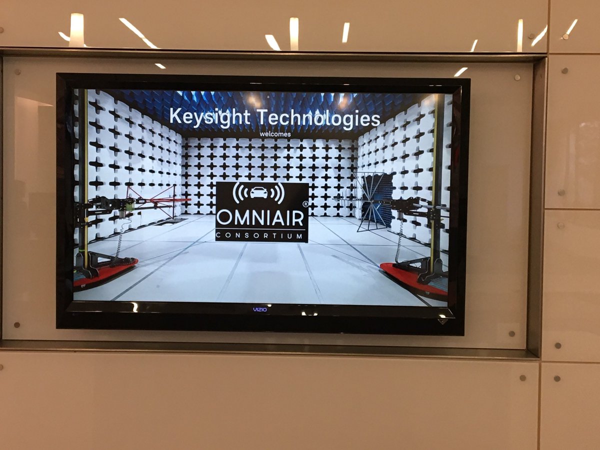 OmniAirCon's tweet photo. Thank you ⁦@Keysight⁩ for providing test equipment and operators to locations across the globe to support our #CV2X focused #GlobalPlugfest https://t.co/hchcDXAuWz