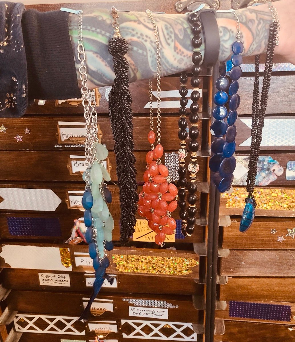 scrap_a2's tweet image. Another SCRAP jewelry drop!? 
These beauties and tons more are #freshtothefloor this morning. 

We are OPEN TO THE PUBLIC - no appointment necessary! 12pm-6pm

Get in, get inspired, support SCRAP! 

#SOS #SupportOurSCRAP #SaveOurSCRAP #creativereuse #secondhandisbest #jewelry