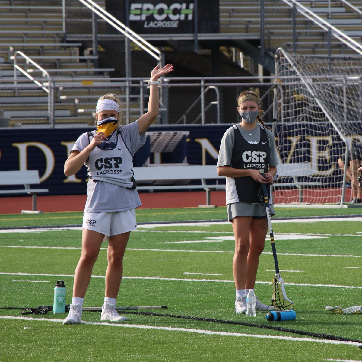 CSPBears's tweet photo. The @CSPBearsLAX team was spotted on the field last night for one of their fall practices! These Golden Bears were ranked 25th in the nation last spring and look to build off of that success! #BeGolden #WeAreCSP 🐻🥍 https://t.co/1jebjRFIgA