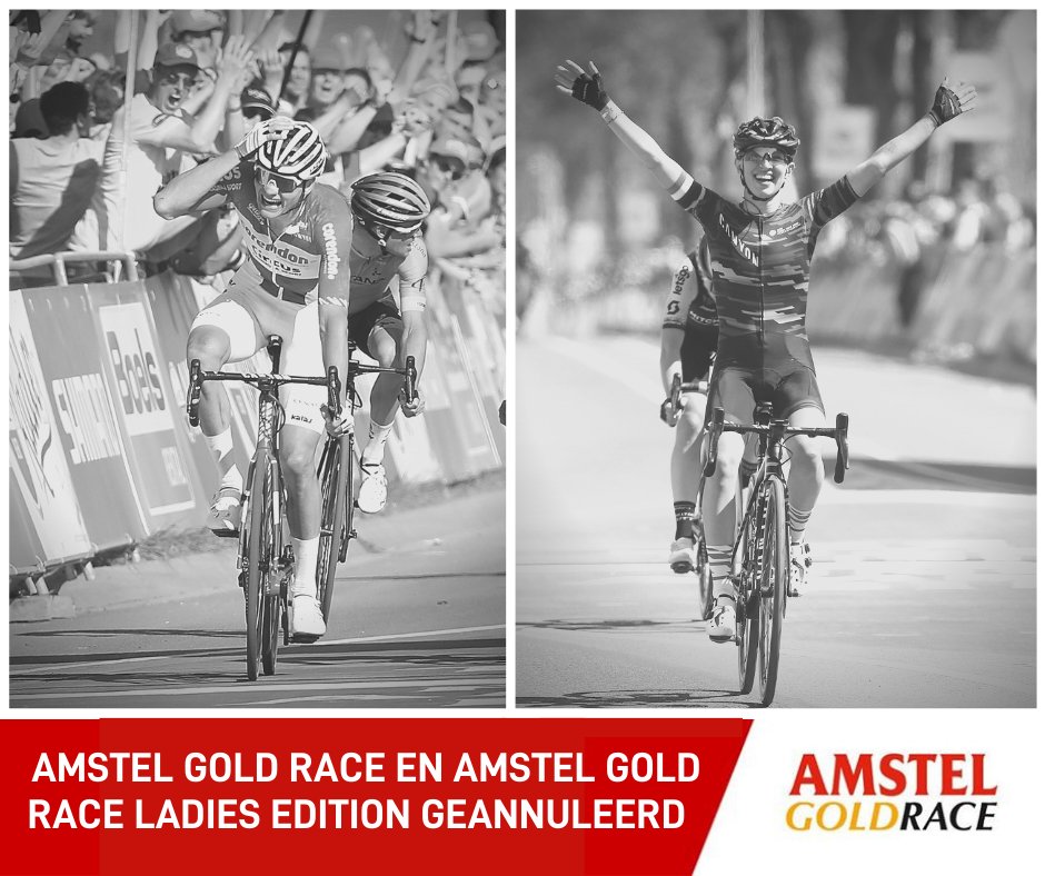 PeterCijs's tweet photo. ❌De Amstel Gold Race en Amstel Gold Race Ladies Edition worden op 10 oktober niet verreden.
De drie betrokken gemeenten en de Veiligheidsregio Zuid-Limburg hebben geconcludeerd dat dit niet haalbaar is binnen de kaders van de nieuw aangekondigde landelijke maatregelen. https://t.co/jtRc7gwI06