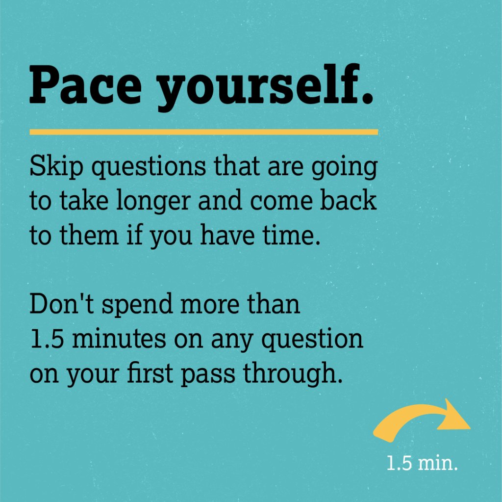 CollegeBoard's tweet image. Get ready to do your best on the SAT with test day tips from @khanacademy!

 spr.ly/6010GLJDi. #SATPractice