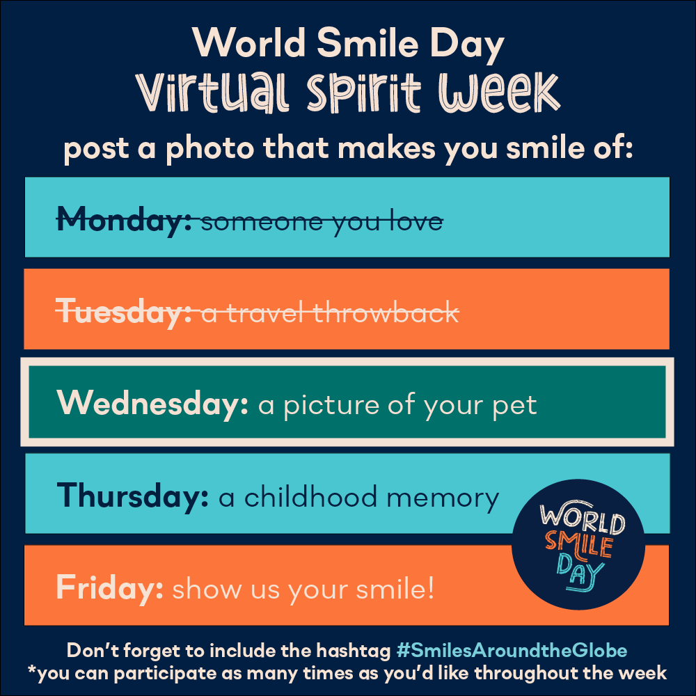 It's pet day!! Reply to this tweet with a picture of your fluffy friend and use the hashtag #SmilesAroundtheGlobe 🐾