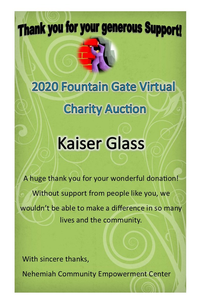 Jldepee's tweet image. Kaiser Glass - kaiserglass.com
fountaingate.givesmart.com