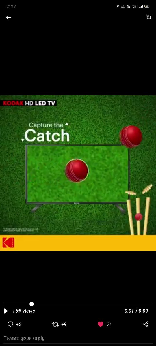 SanjeevMaht0's tweet image. wooohoooo! catched Perfectly 🔥
#WatchToWin #KodakAndroidTv #KodakTV  #Contest #Cricket @kodaktvindia
Join here 🔥
@itsme_rooh
@AaravS28
@karan875
@rijhwani_h
@Aniketw1551
@Sandeep13_
@wasimkh110
@mysterioussu
@Param_Sidhu77
@Fahim6t
@imPalak18
@Racer_Veb
@ankitx420
@avii4ever