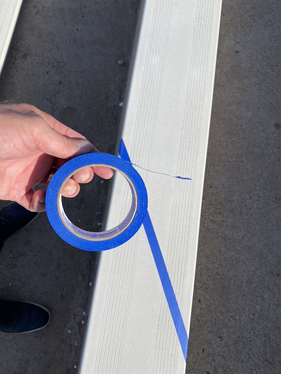 TobyTucker's tweet photo. Never want to see painters tape or hear the word social distance again. The good news is when you expect a big crowd we are lucky enough to have the facility to hold it. Big games ahead this week! #ADProblems https://t.co/fvgPZ9VVK3