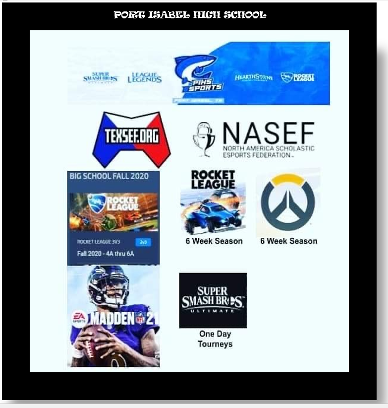 PointIsabelISD's tweet photo. 💻Attention PIHS Gamers: Esports🕹
Fall Season is ready to go! Two no-cost leagues to choose from. If you are interested, email Mr. Rincones at lrincones@pi-isd.net. Do so quickly to allow time to register you with the respective league. https://t.co/sOZck94Wss